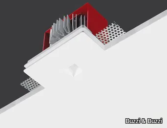 GENIUSQUARE - Contemporary style recessed LED ceiling AirCoral® spotlight _ Buzzi & Buzzi