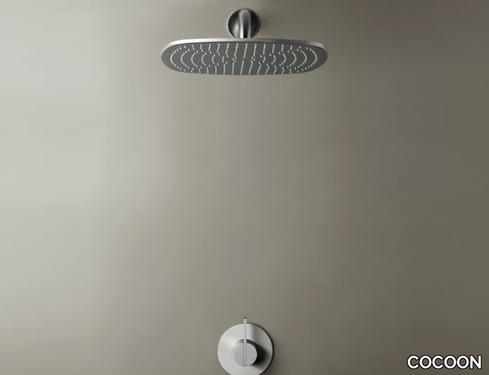 COCOON PB SET21 - Shower mixer with overhead shower _ COCOON