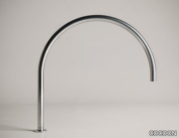 JP 11.4 - Deck-mounted stainless steel sink spout _ COCOON