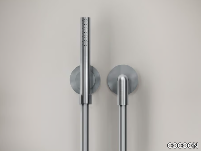 JP 32.1 - Wall-mounted stainless steel handshower with bracket for shower _ COCOON