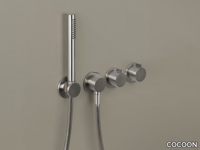 PB SET23 THERM - Thermostatic stainless steel shower set with hand shower _ COCOON