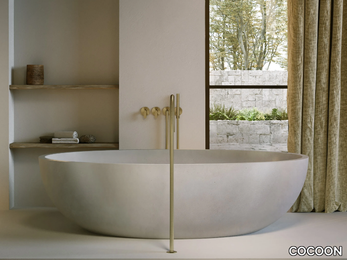 ZEN BATH - Freestanding oval bathtub _ COCOON