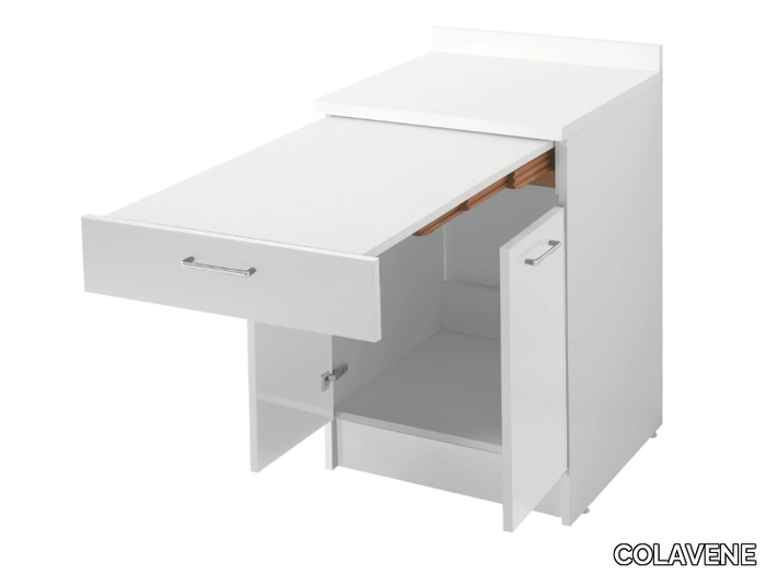 BASE LAVANDERIA - Chipboard laundry room cabinet with removable top _ COLAVENE