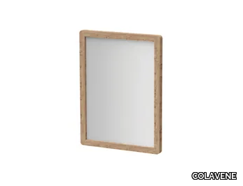 Solid wood mirror - Rectangular wall-mounted solid wood mirror _ COLAVENE