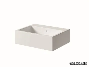 CAMALEO - Countertop single ceramic washbasin _ COLAVENE