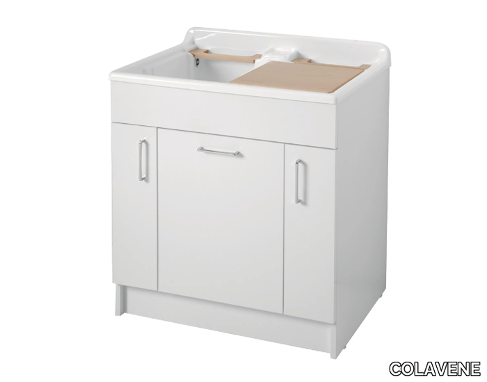 TWIST - Laundry room cabinet with laundry container _ COLAVENE