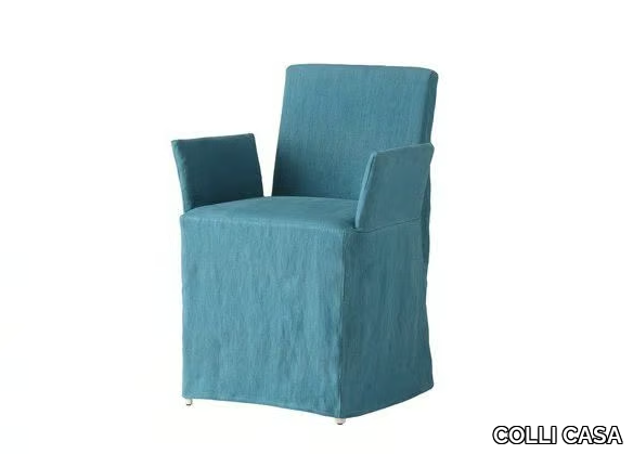 TAORMINA - Solid-color fabric chair cover _ COLLI CASA