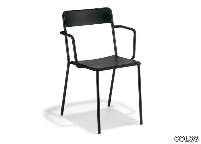 C 1.2/1 - Stackable plate chair with armrests _ COLOS