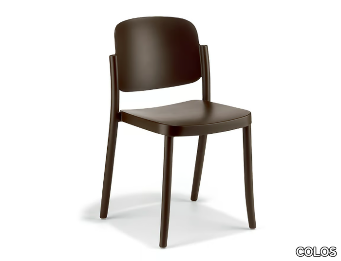 PIAZZA 1 - Stackable polypropylene chair _ COLOS