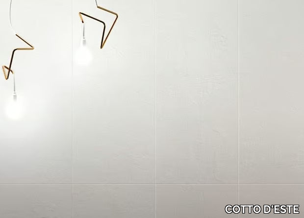 MATERICA - BIANCO - Laminated stoneware wall/floor tiles with concrete effect _ COTTO D'ESTE