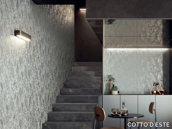 WONDERWALL - SILVER LEAF - Indoor porcelain stoneware wall tiles _ COTTO D'ESTE