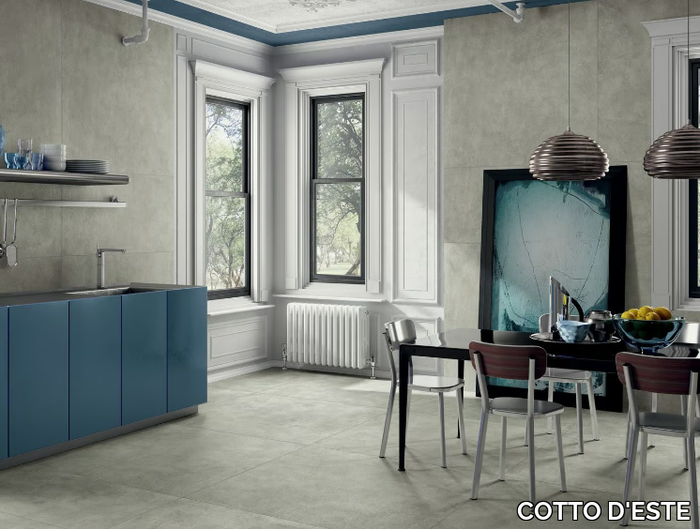 GRUNGE - MUSK - Laminated stoneware wall/floor tiles with concrete effect _ COTTO D'ESTE