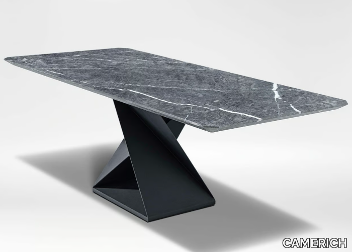 ZING - Rectangular marble table _ CAMERICH