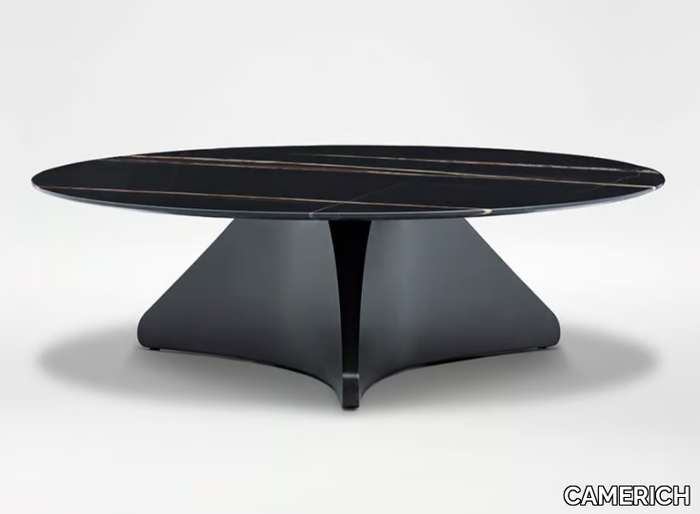 SPIN - Round marble coffee table _ CAMERICH