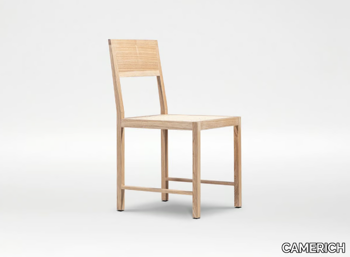 BAIANA - Chair with ash structure and rattan woven seat _ CAMERICH