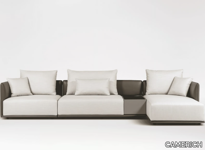 ELAN - Modular fabric sofa with storage space _ CAMERICH
