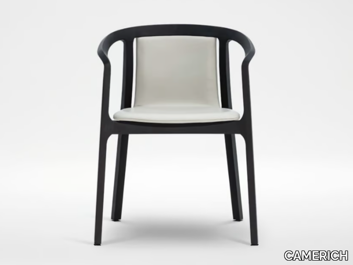 ESSENCE - Wooden chair with armrests _ CAMERICH