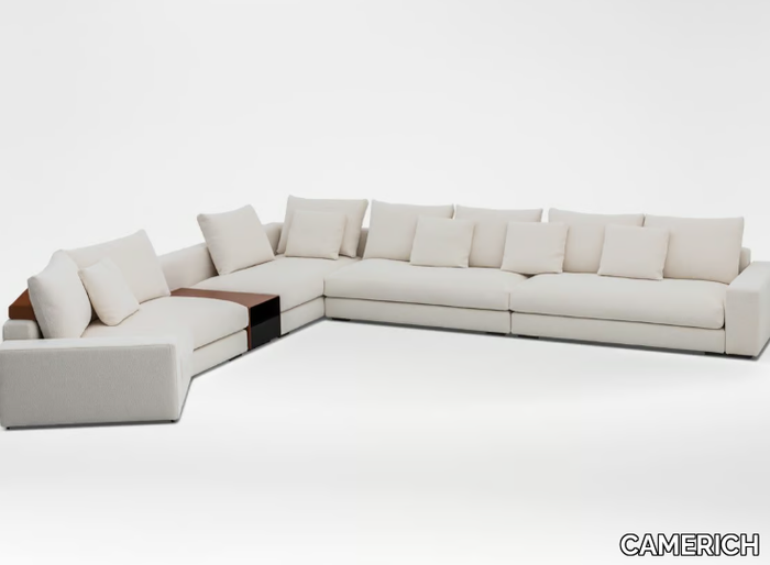 EPIC - Corner sectional curved fabric sofa _ CAMERICH