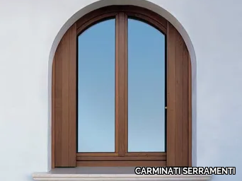 KLIMA 80 - Oak casement window _ CARMINATI SERRAMENTI