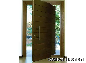 Pivot entry door - Pivot exterior pine entry door _ CARMINATI SERRAMENTI