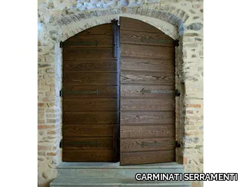 Arched entry door - Arched exterior oak entry door _ CARMINATI SERRAMENTI