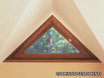 KLIMA 80 - Wooden bottom-hung window _ CARMINATI SERRAMENTI