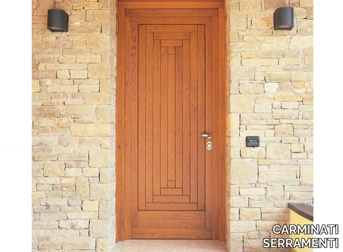 Oak entry door - Exterior oak entry door _ CARMINATI SERRAMENTI