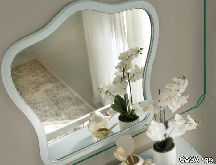 CITY - Framed wall-mounted mirror _ CASA +39