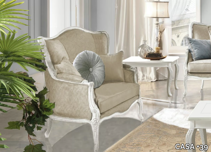 GIULIETTA - Fabric armchair with armrests _ CASA +39