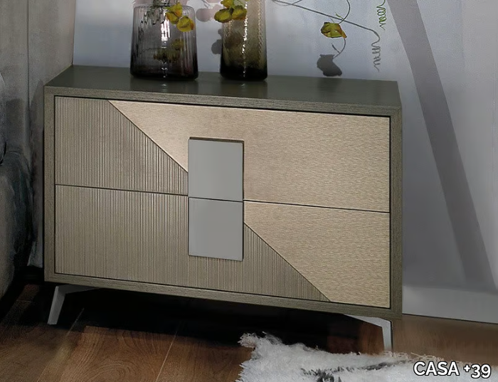 MORFEO - Wooden bedside table with drawers _ CASA +39