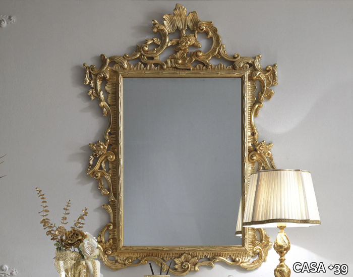 LA FENICE - Rectangular framed wall-mounted mirror _ CASA +39