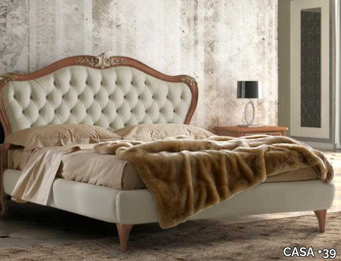 PRESTIGE 2 - Wooden king size bed with tufted headboard _ CASA +39