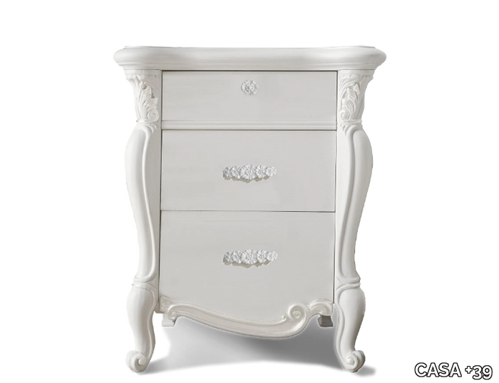 PUCCINI - Wooden bedside table with drawers _ CASA +39