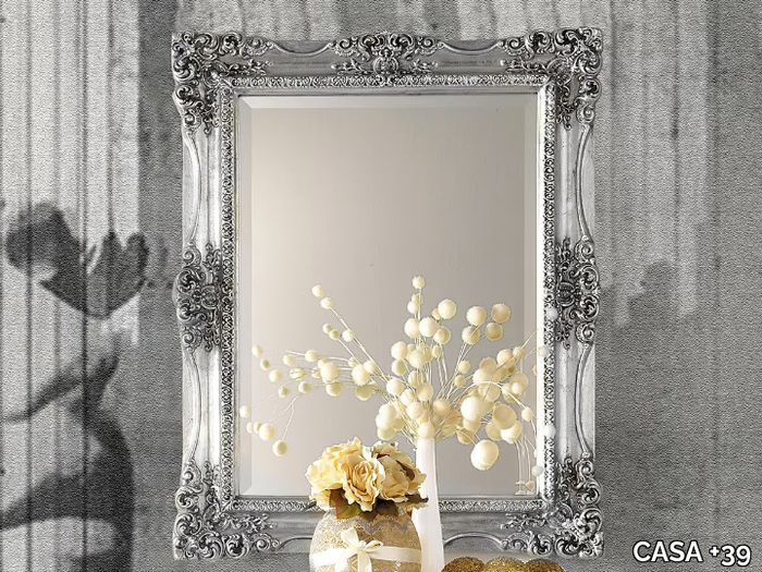 PUCCINI - Rectangular framed wall-mounted mirror _ CASA +39