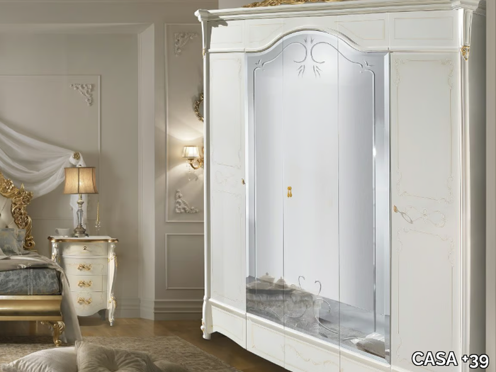 ROSSINI - Mirrored wooden wardrobe _ CASA +39