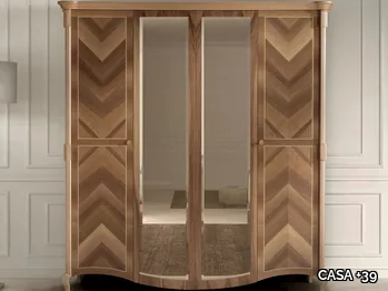 PRESTIGE 2 - Mirrored wooden wardrobe _ CASA +39