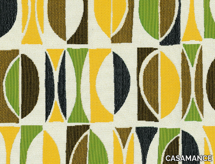 AMALFI - Washable fabric fabric with graphic pattern _ CASAMANCE