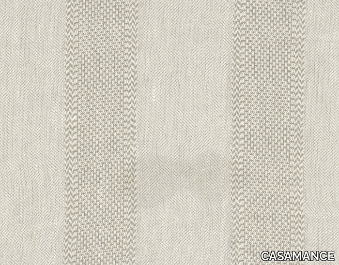 BOREALE - Striped linen fabric _ CASAMANCE