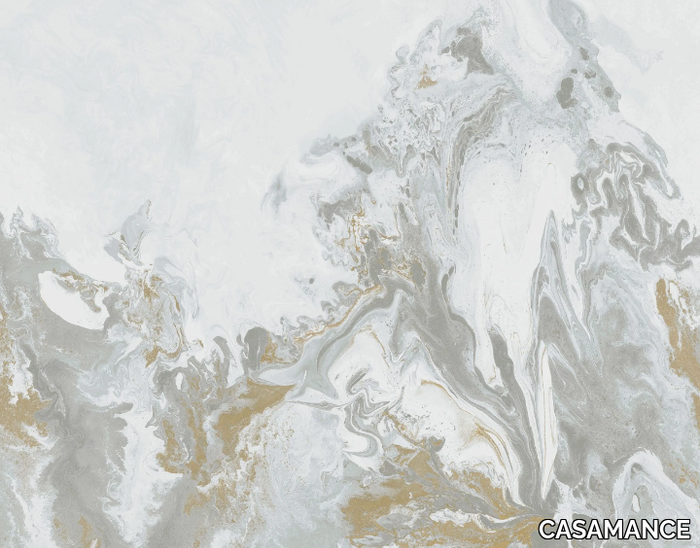 CALACATTA - Marble effect Digital printing panoramic wallpaper _ CASAMANCE