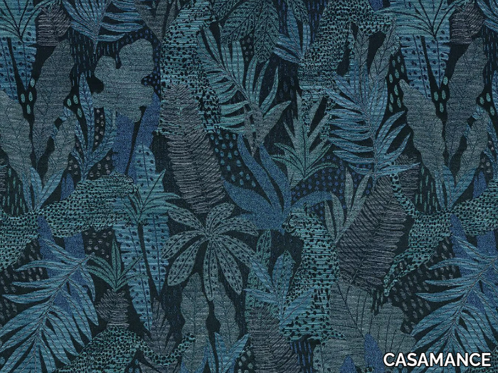 PANTHERE - Printed fabric with floral pattern _ CASAMANCE