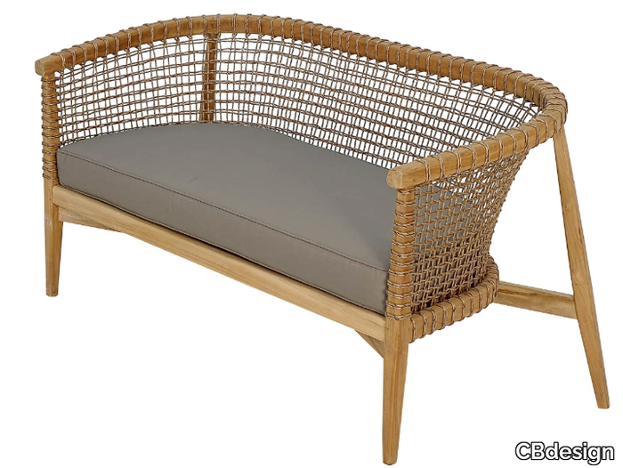 RIVIERA - 2 seater Olefin fiber garden sofa _ CBdesign