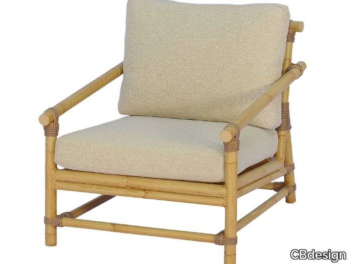 FLORENCE - Garden armchair with armrests _ CBdesign