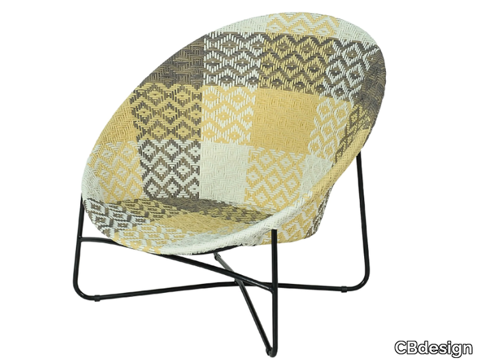 BRAZIL - Fabric armchair _ CBdesign