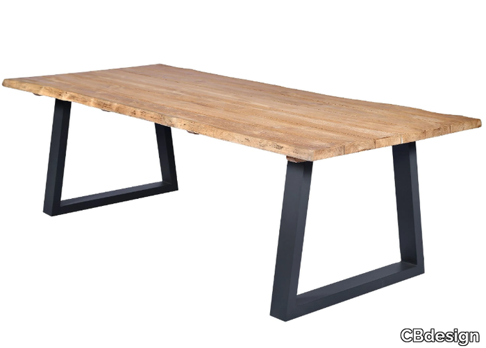 NIZZA - Rectangular teak garden table _ CBdesign