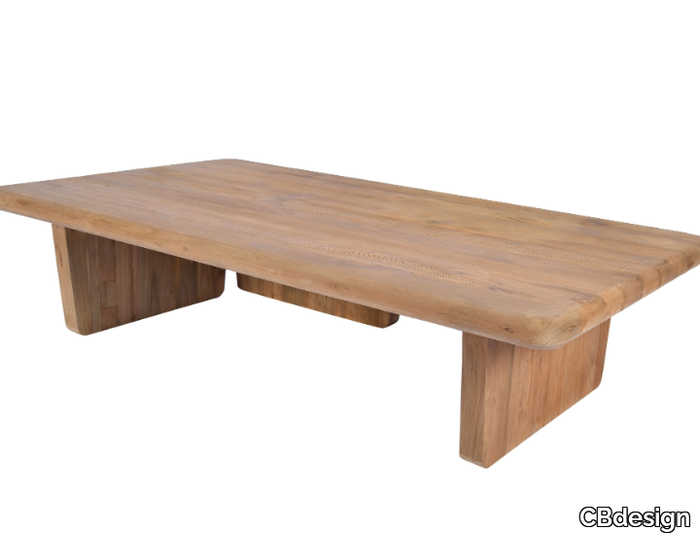 70 - Rectangular teak garden side table _ CBdesign