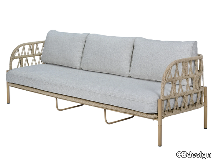 GIORGIA - 3 seater fabric garden sofa _ CBdesign