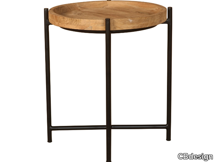 ISLAND - Teak garden side table _ CBdesign