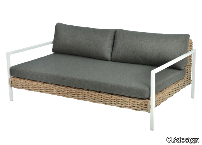 SHANA - 2 seater fabric garden sofa _ CBdesign