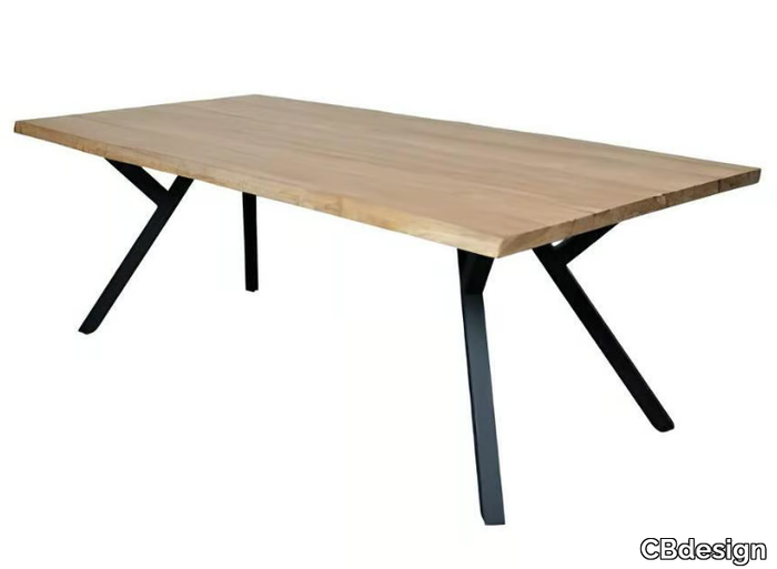 Y P0156 - Rectangular teak garden table _ CBdesign