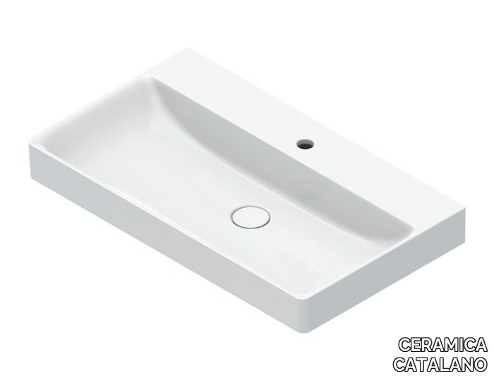 GREEN 60 - Single rectangular washbasin _ CERAMICA CATALANO